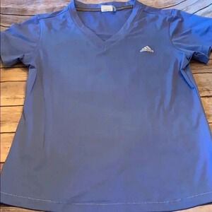 Adidas v neck women’s tee med